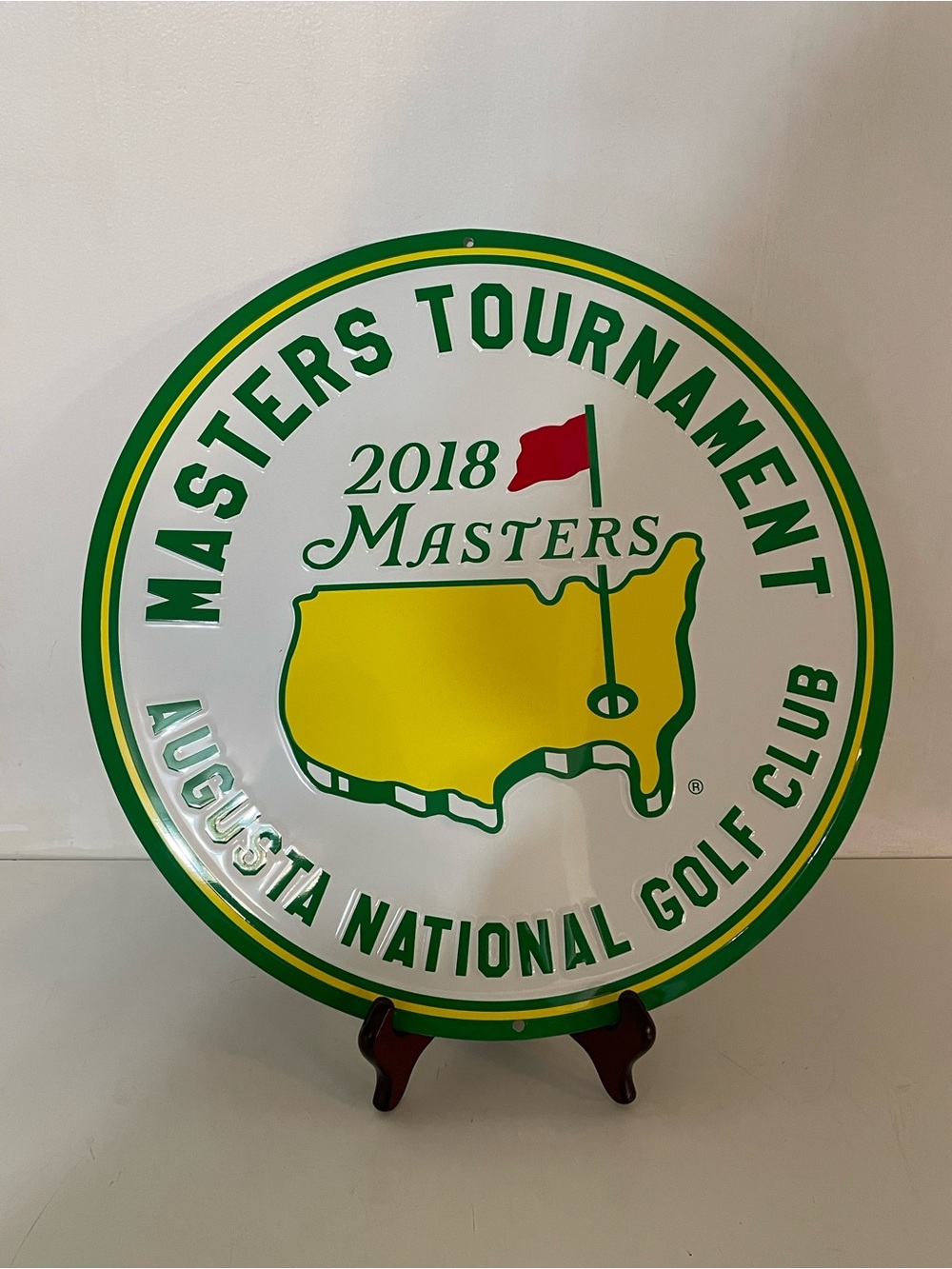Masters Golf Tournament Metal Sign Decor